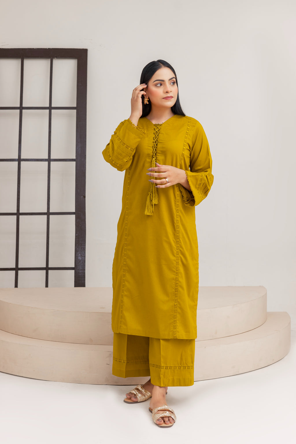 Soft Brass Co-ord Set