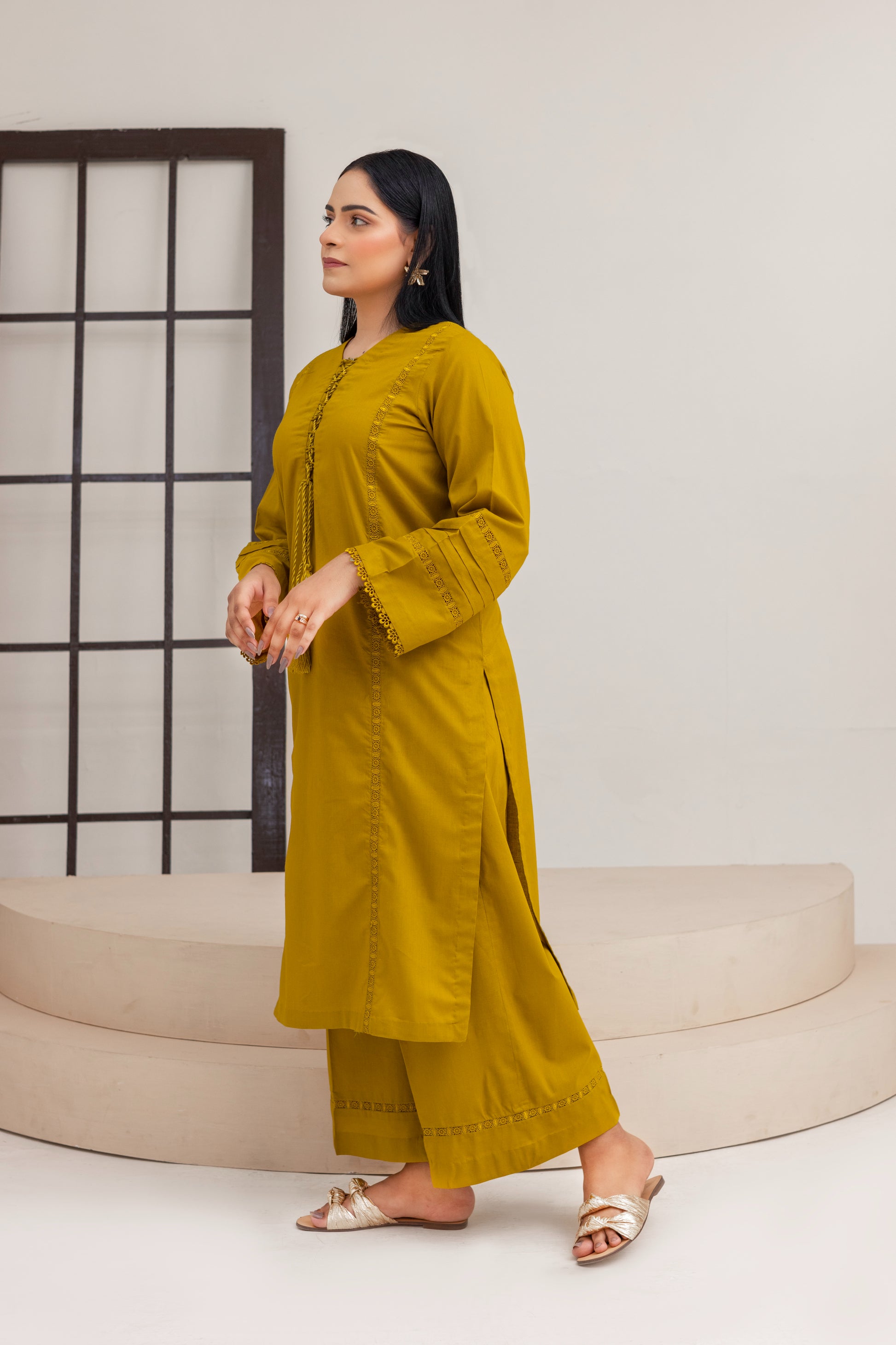 Soft Brass Co-ord Set
