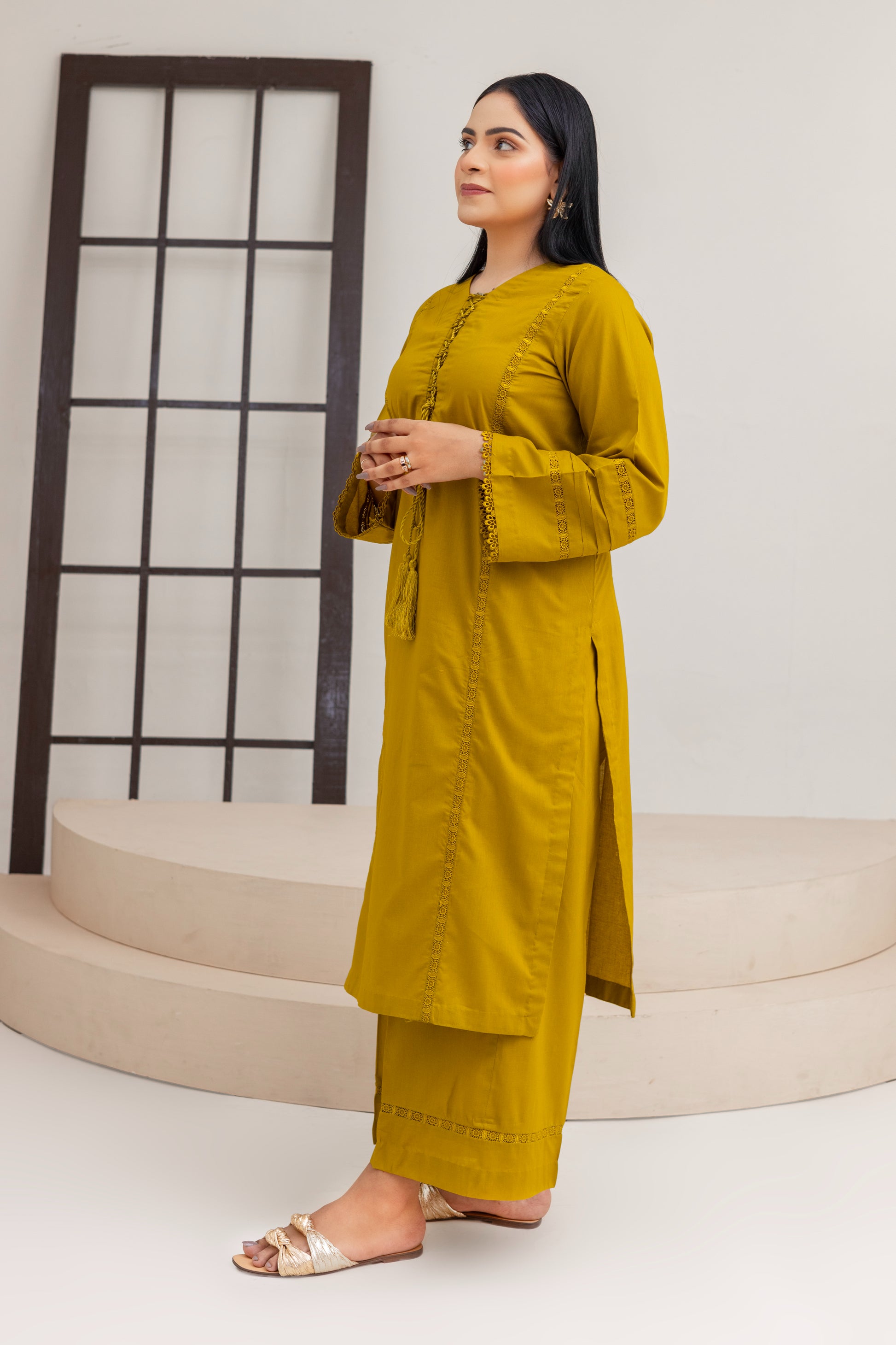 Soft Brass Co-ord Set
