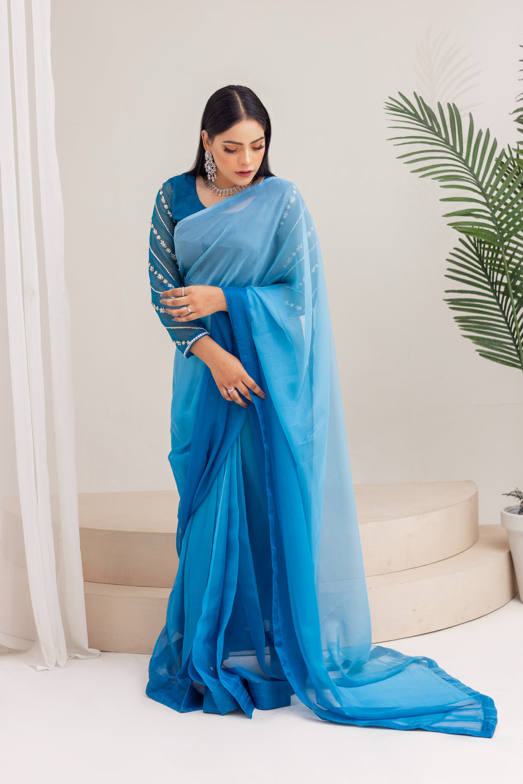 Cascade Saree