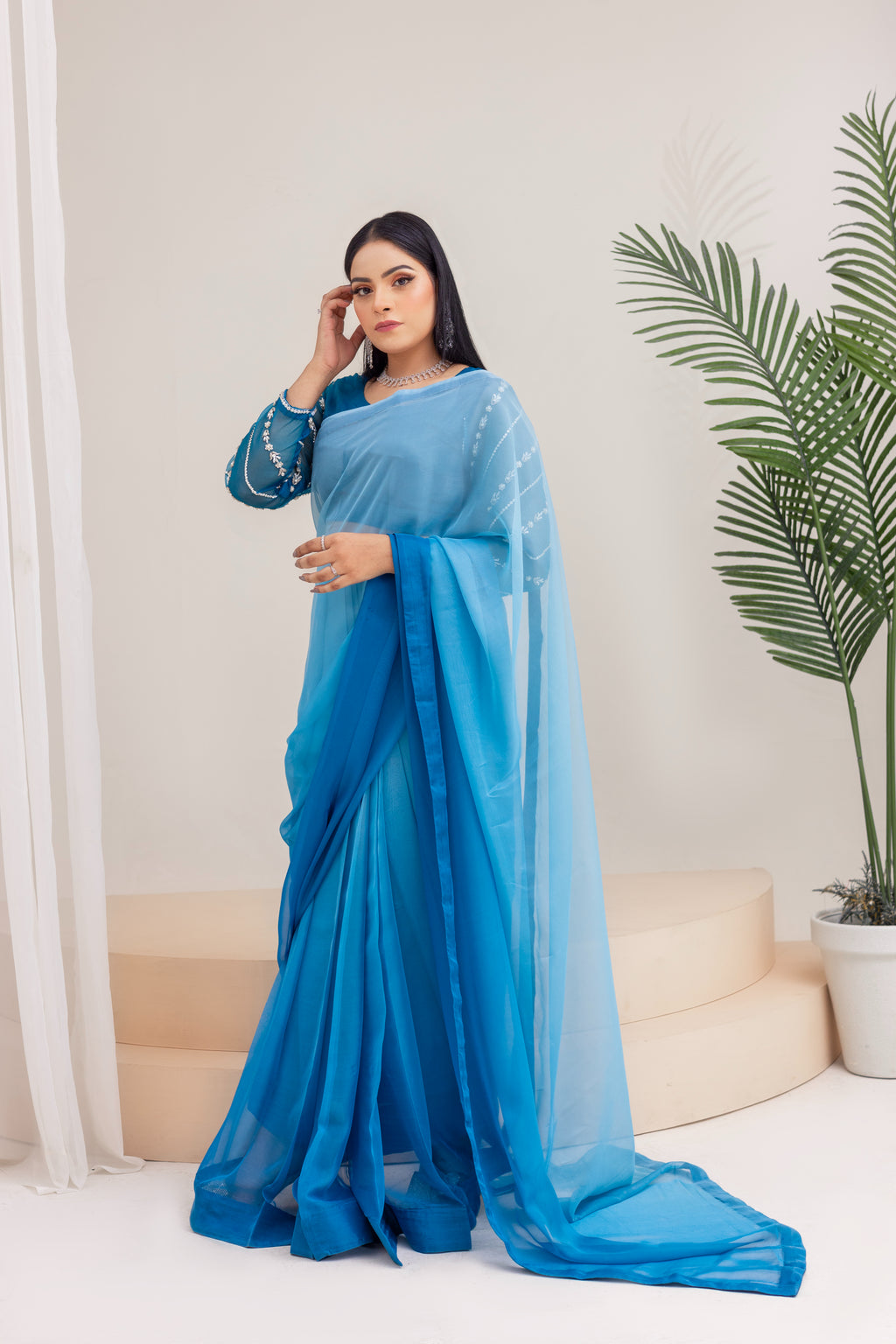Cascade Saree