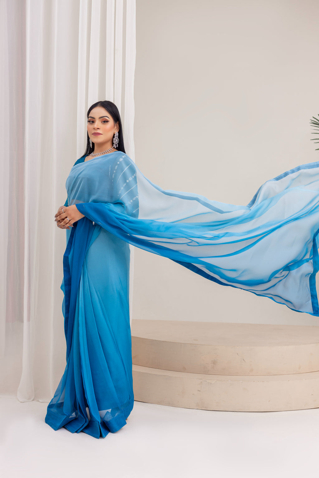 Cascade Saree