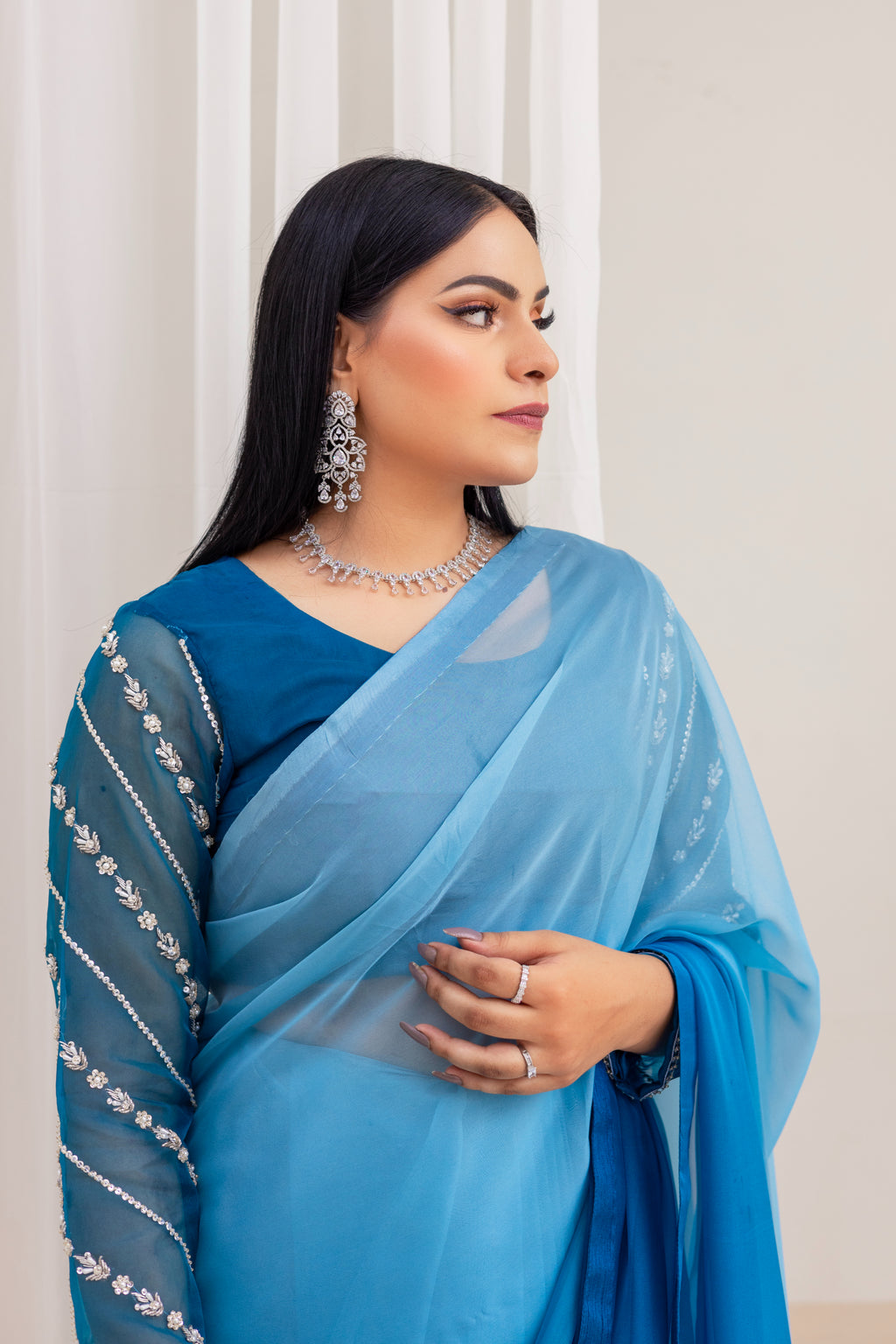 Cascade Saree