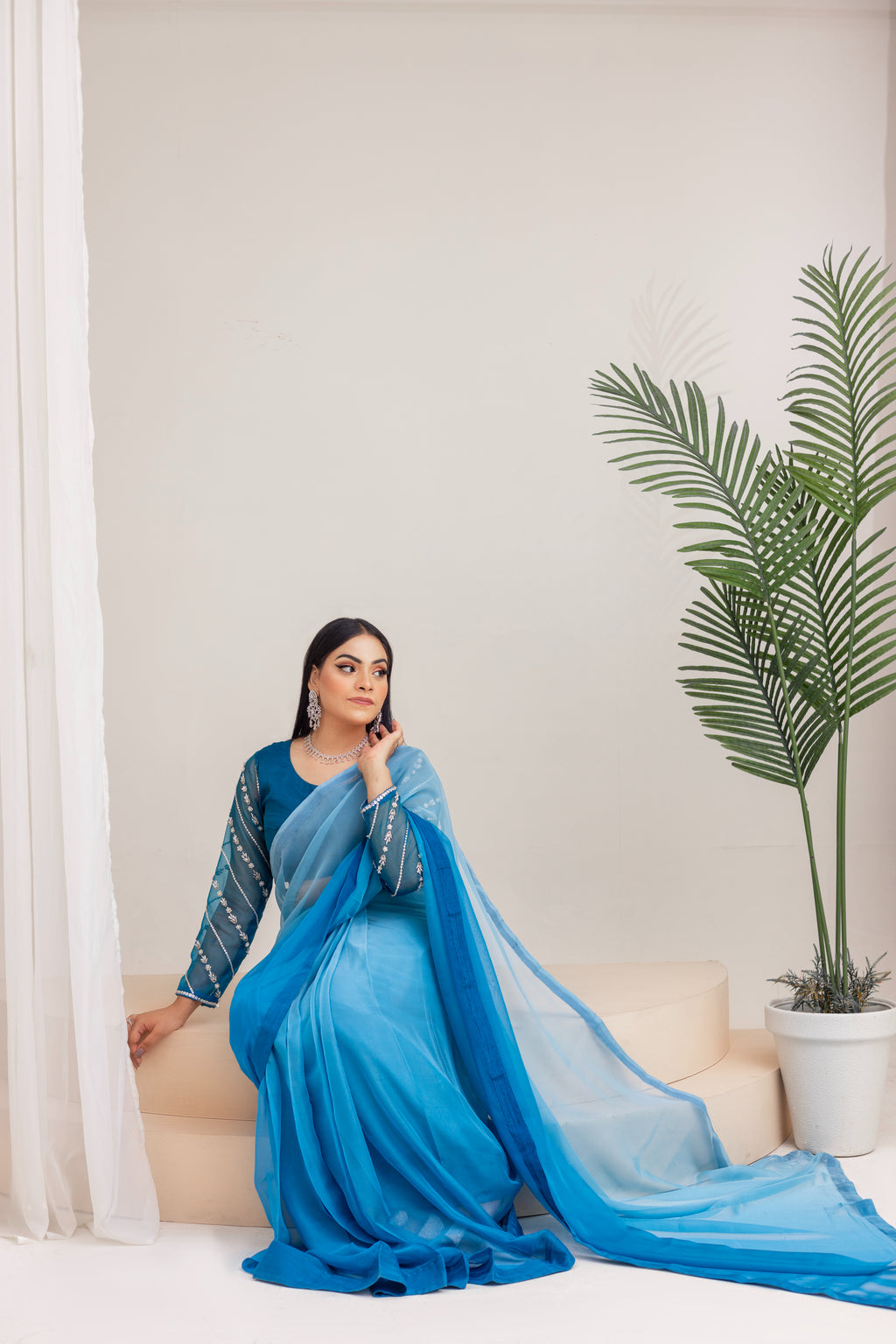 Cascade Saree